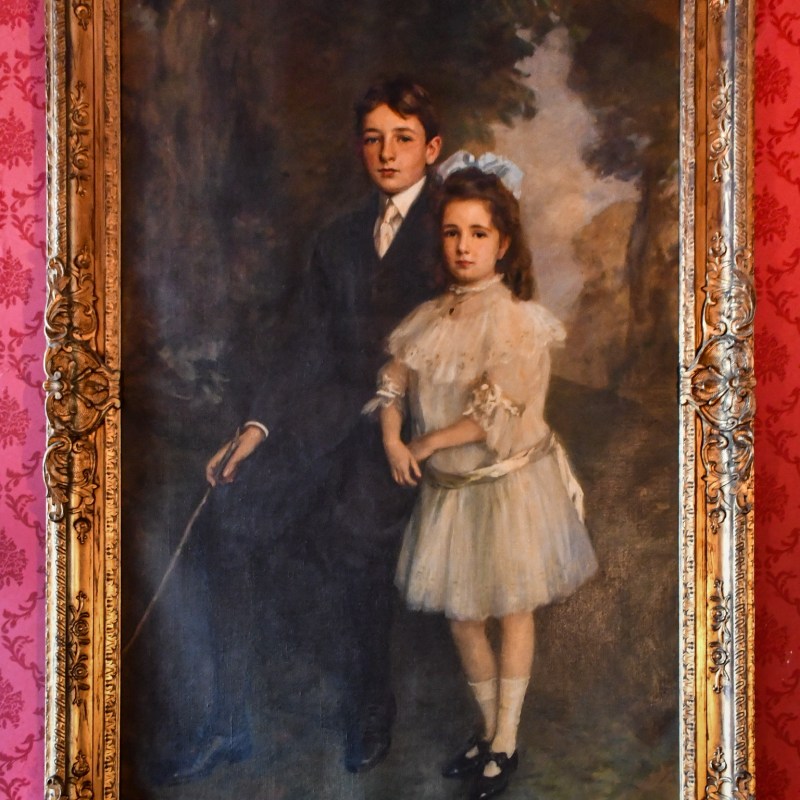 a painting of a person