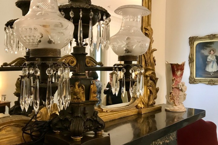 a vase of flowers on a table