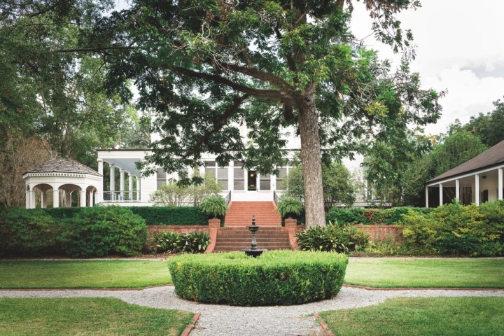 a large lawn in front of a house