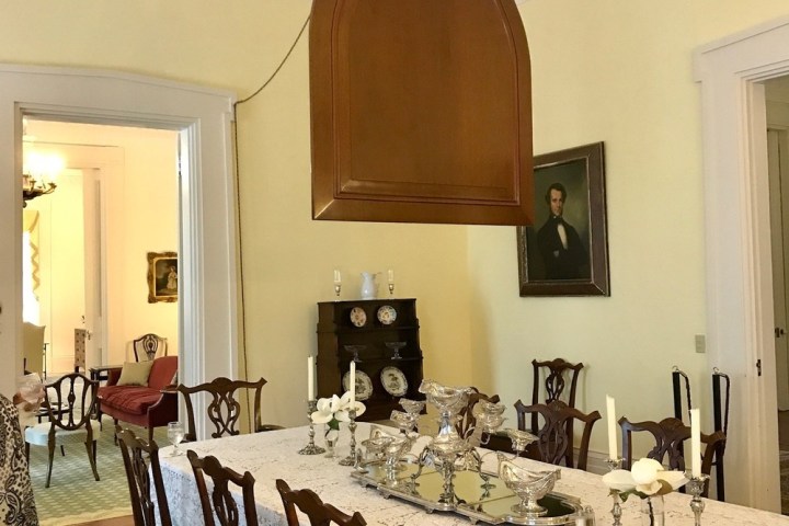 a dining room table