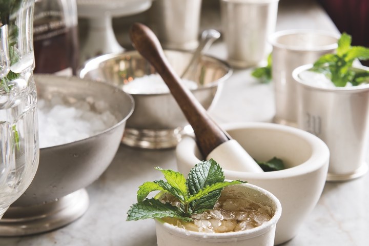 a bowl of food on a table